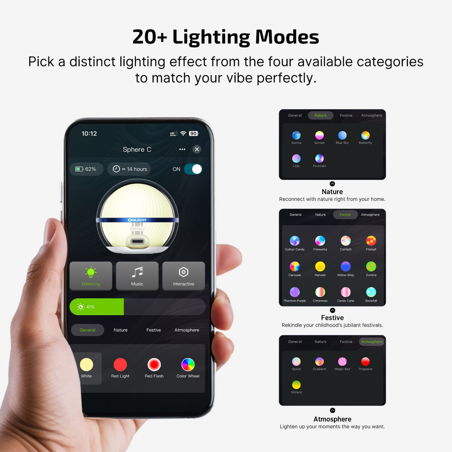 
                  
                    Olight Sphere/Sphere C Wireless Light Bulb Ambient Light
                  
                