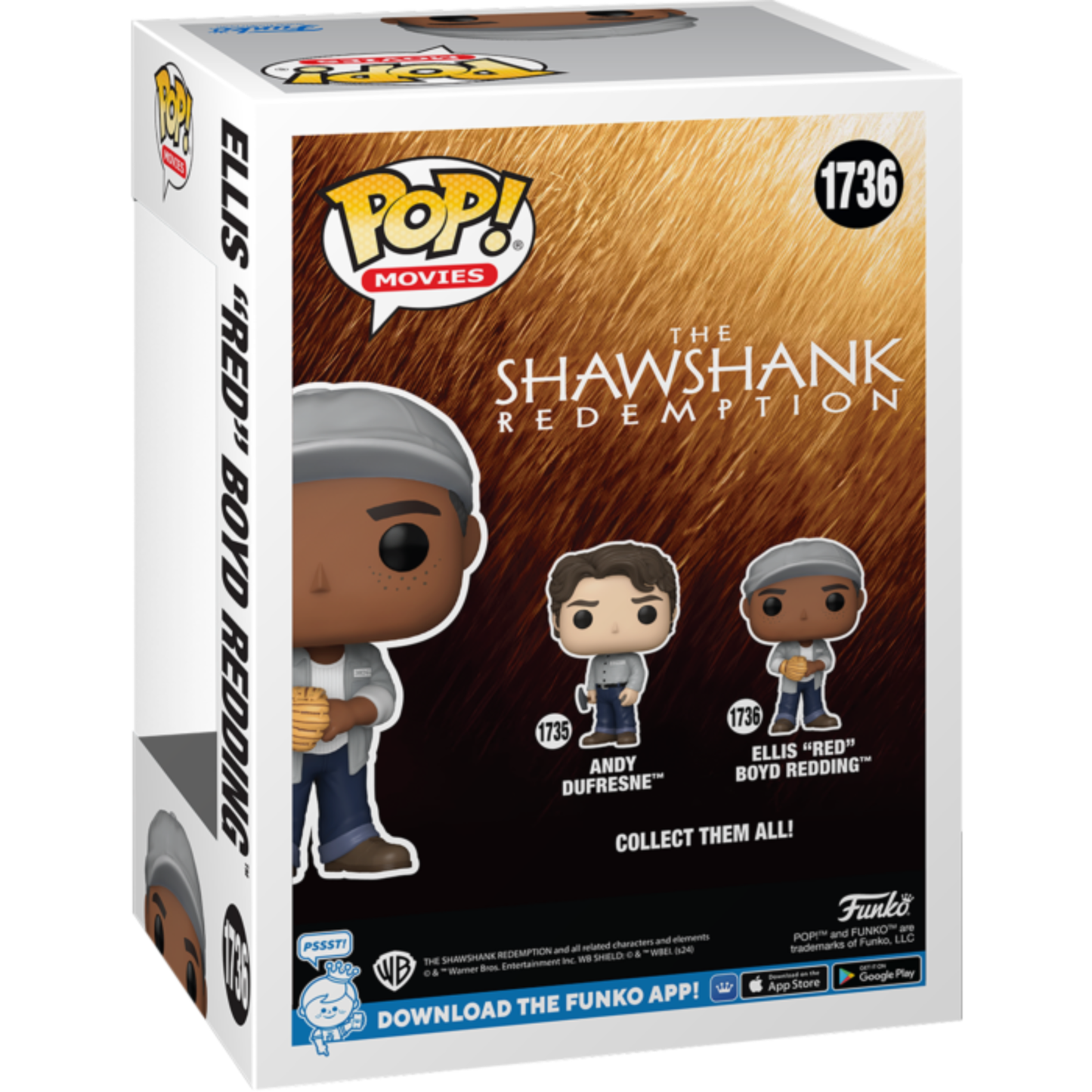 
                  
                    The Shawshank Redemption - Ellis 'Red' Boyd Redding Pop! Vinyl Figure
                  
                