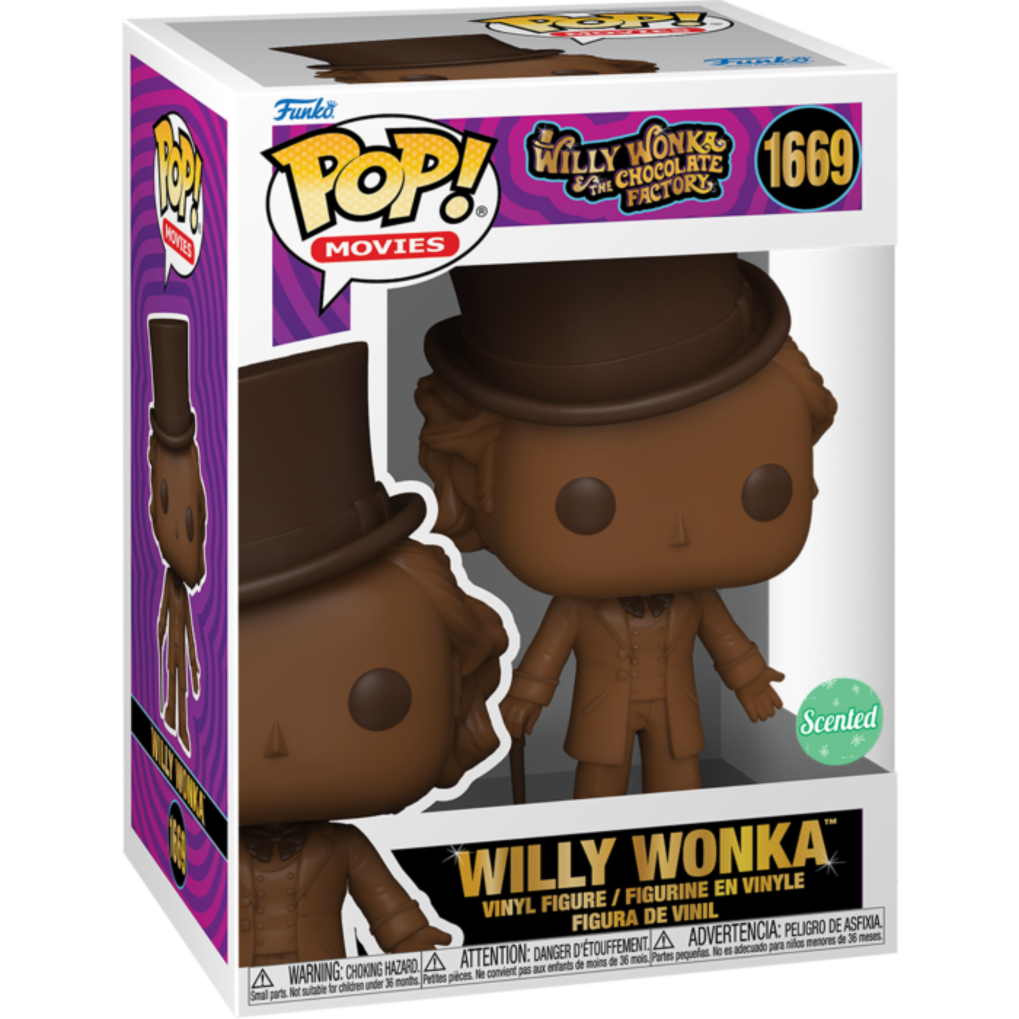 
                  
                    Willy Wonka and the Chocolate Factory - Willy Wonka (Chocolate Bar) Scented Pop! Vinyl Figure
                  
                
