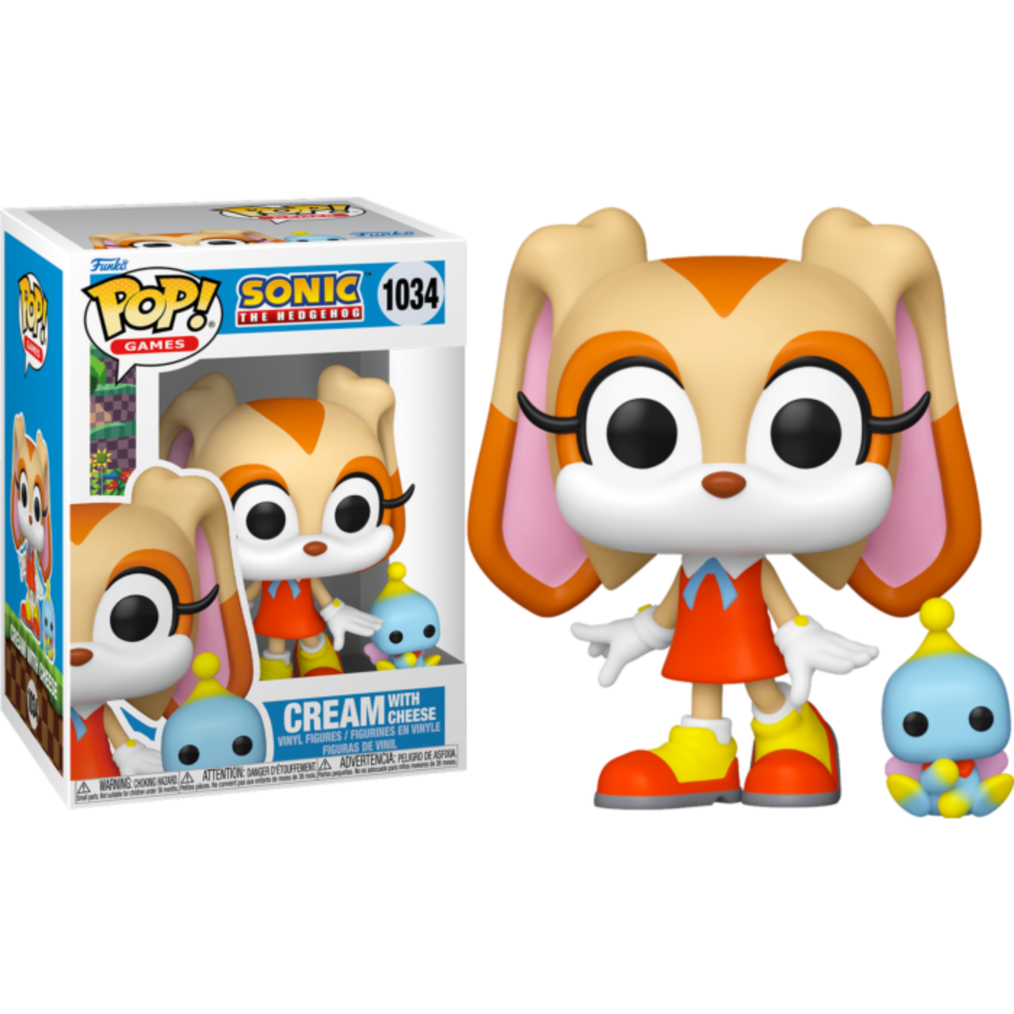 
                  
                    Sonic the Hedgehog - Cream with Cheese Pop! Vinyl Figure
                  
                