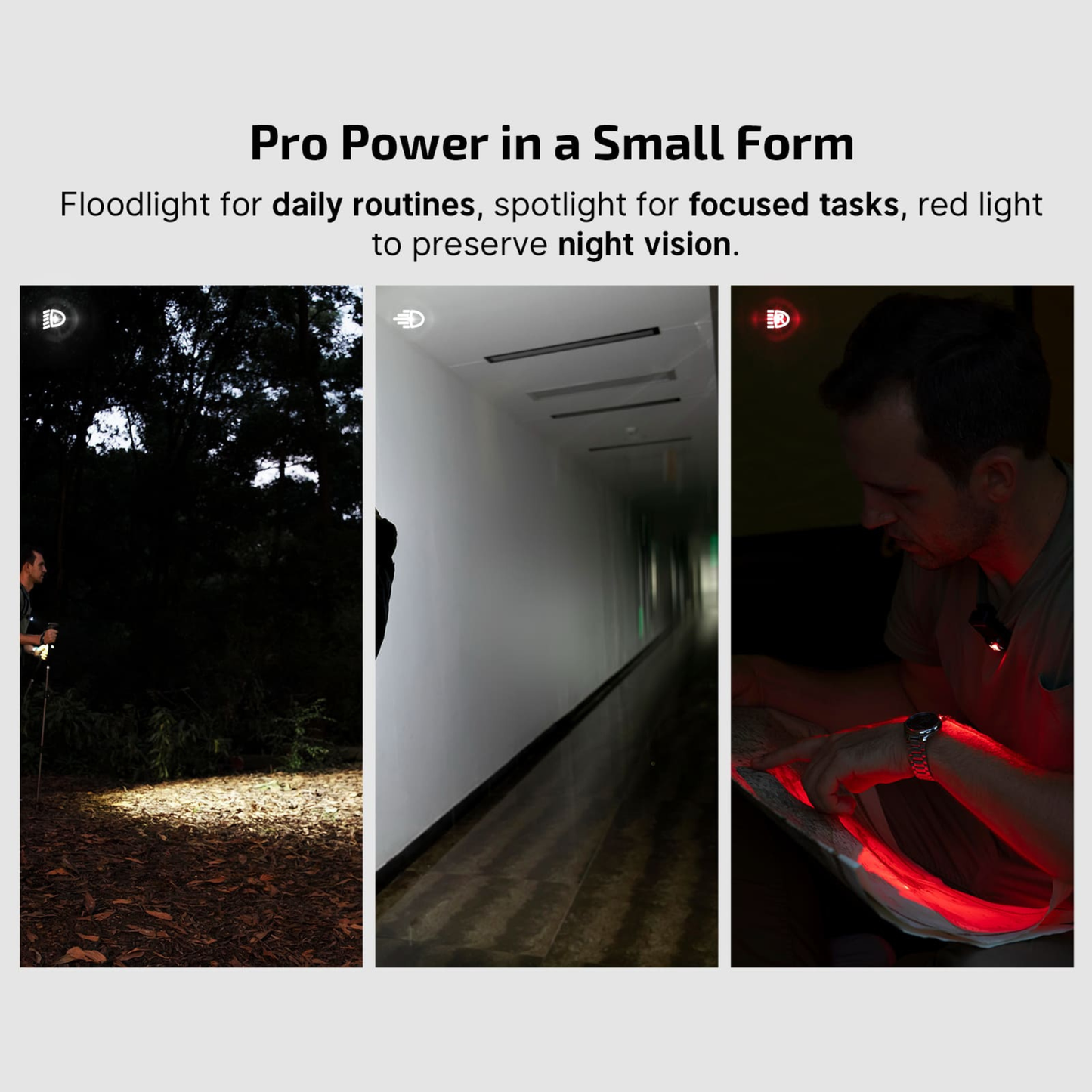 
                  
                    Olight Oclip Pro Compact LED Clip Light with Floodlight & Spotlight & Red light
                  
                