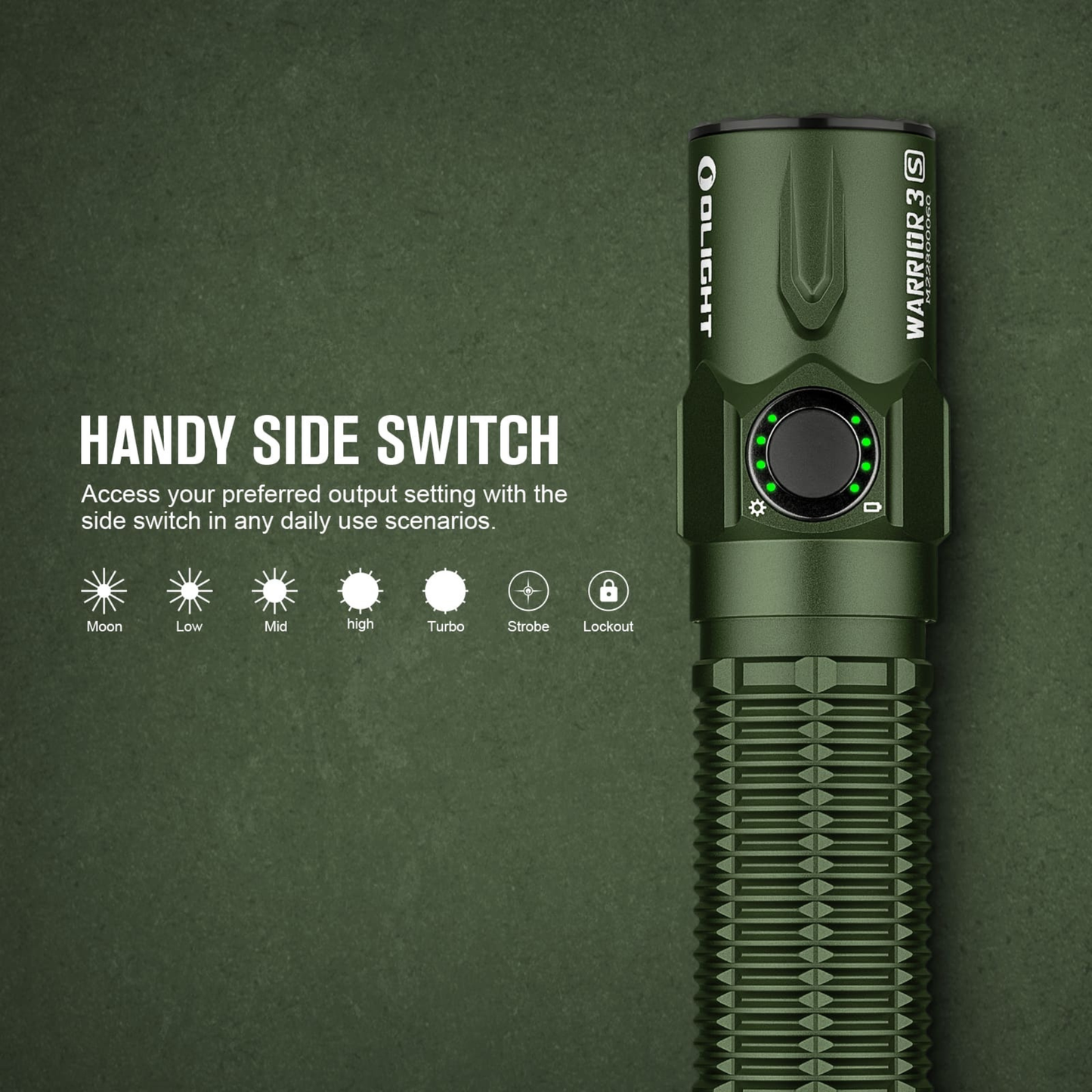 
                  
                    Olight Warrior 3S - 2300 Lumens Tactical Torch
                  
                