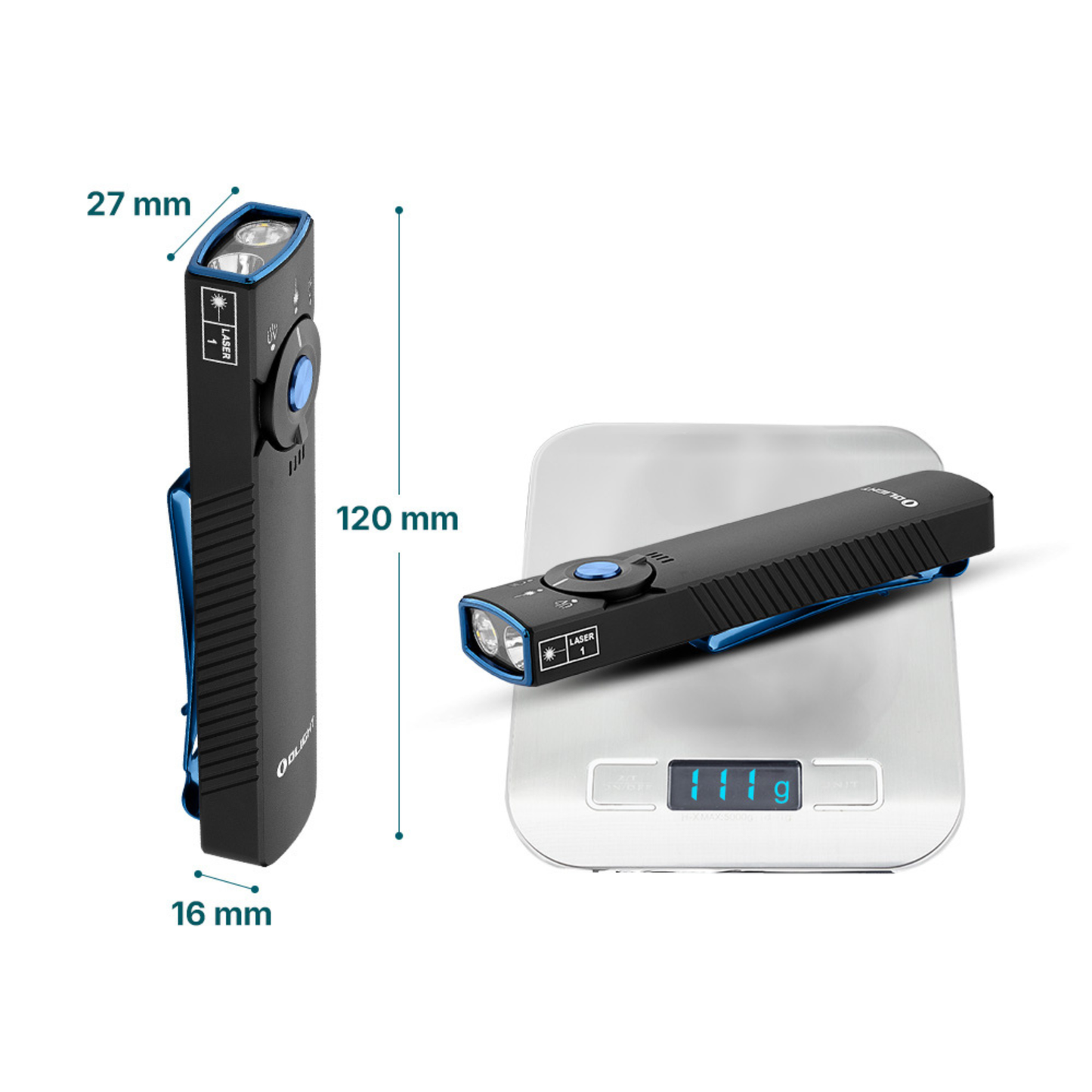 
                  
                    Olight Arkfeld Pro Portable EDC Flashlight With White Light & Green Laser & UV
                  
                