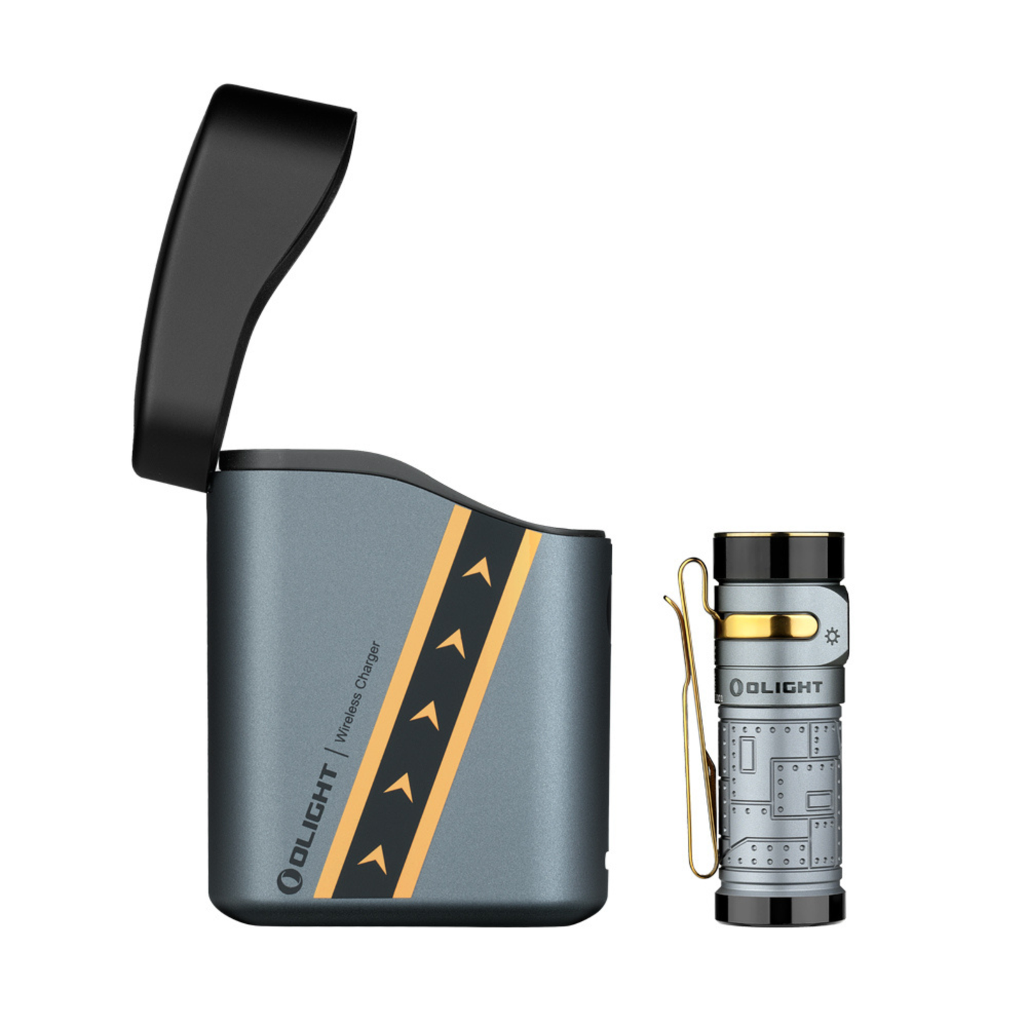 
                  
                    Olight Baton 4 Premium Edition Rechargeable EDC Torch With Wireless Charging Case
                  
                