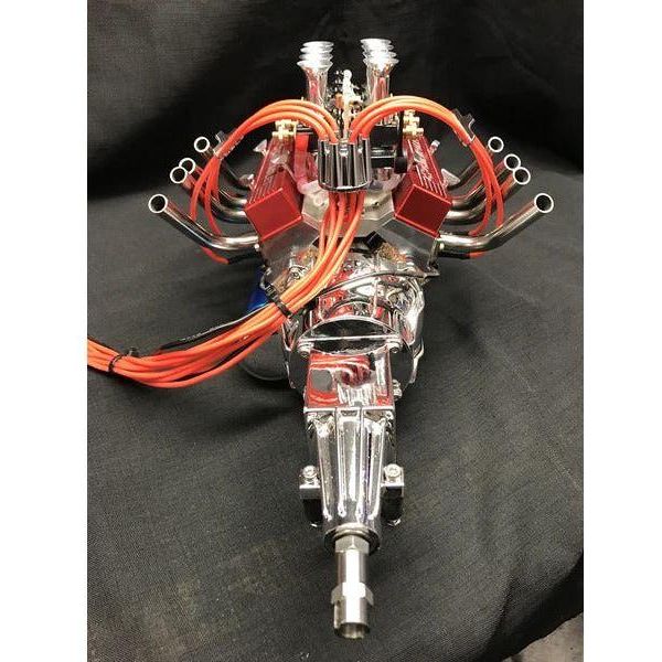 
                  
                    1/4 Scale V8 Nitro Powered 8 Carburetor Working Engine
                  
                