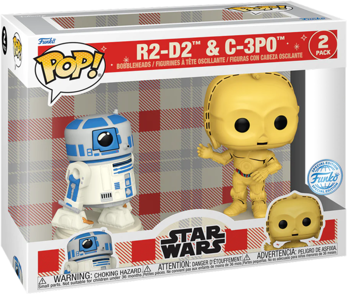 
                  
                    Star Wars - Retro Reimagined R2-D2 & C-3PO Disney 100th Pop! Vinyl 2-Pack
                  
                