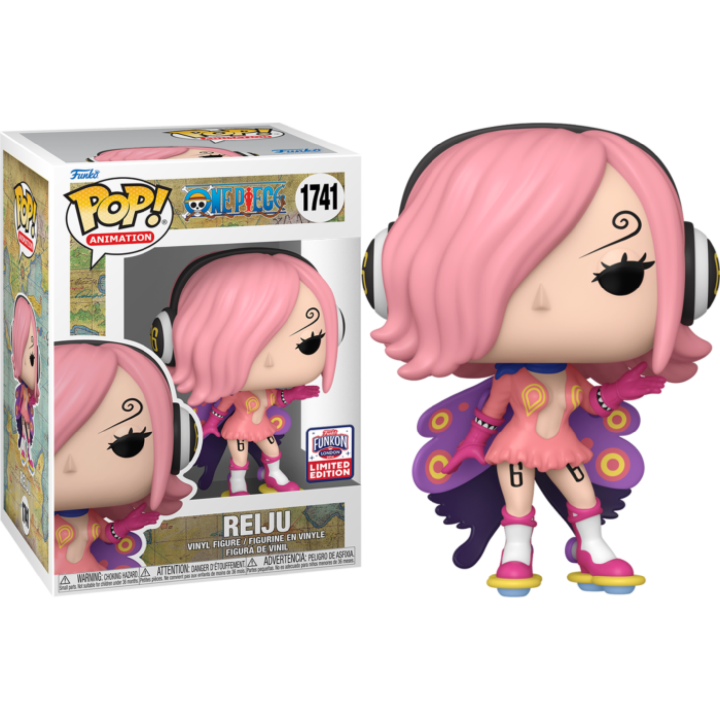 
                  
                    One Piece - Reiju Pop! Vinyl Figure (2024 Funkon London Convention Exclusive)
                  
                