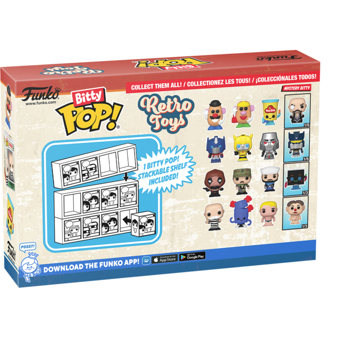 
                  
                    Retro Toys - Zartan, Leatherneck, Shipwreck & Mystery Bitty Pop! Vinyl Figure 4-Pack
                  
                