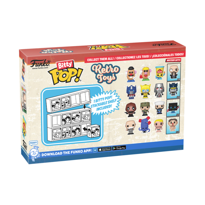 
                  
                    Retro Toys - Mr. Monopoly, Barrel of Monkeys, Stretch Armstrong & Mystery Bitty Pop! Vinyl Figure 4-Pack
                  
                