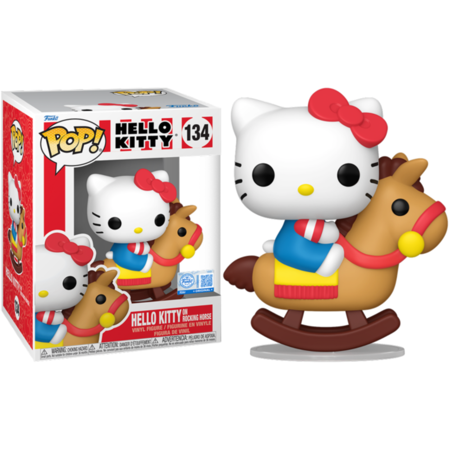 
                  
                    Hello Kitty & Friends - Hello Kitty on Rocking Horse Pop! Premium Vinyl Figure
                  
                
