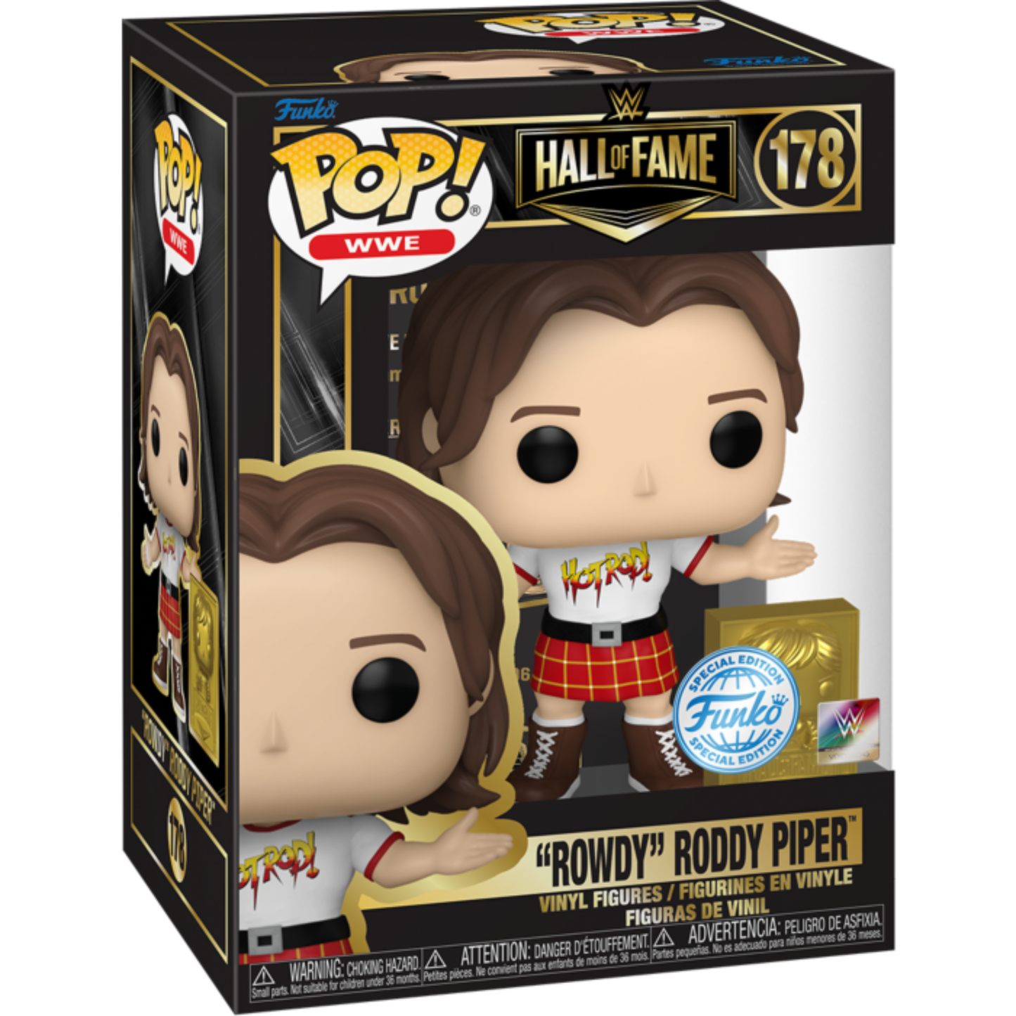 
                  
                    WWE: Hall of Fame - "Rowdy" Roddy Piper Pop! Vinyl Figure
                  
                