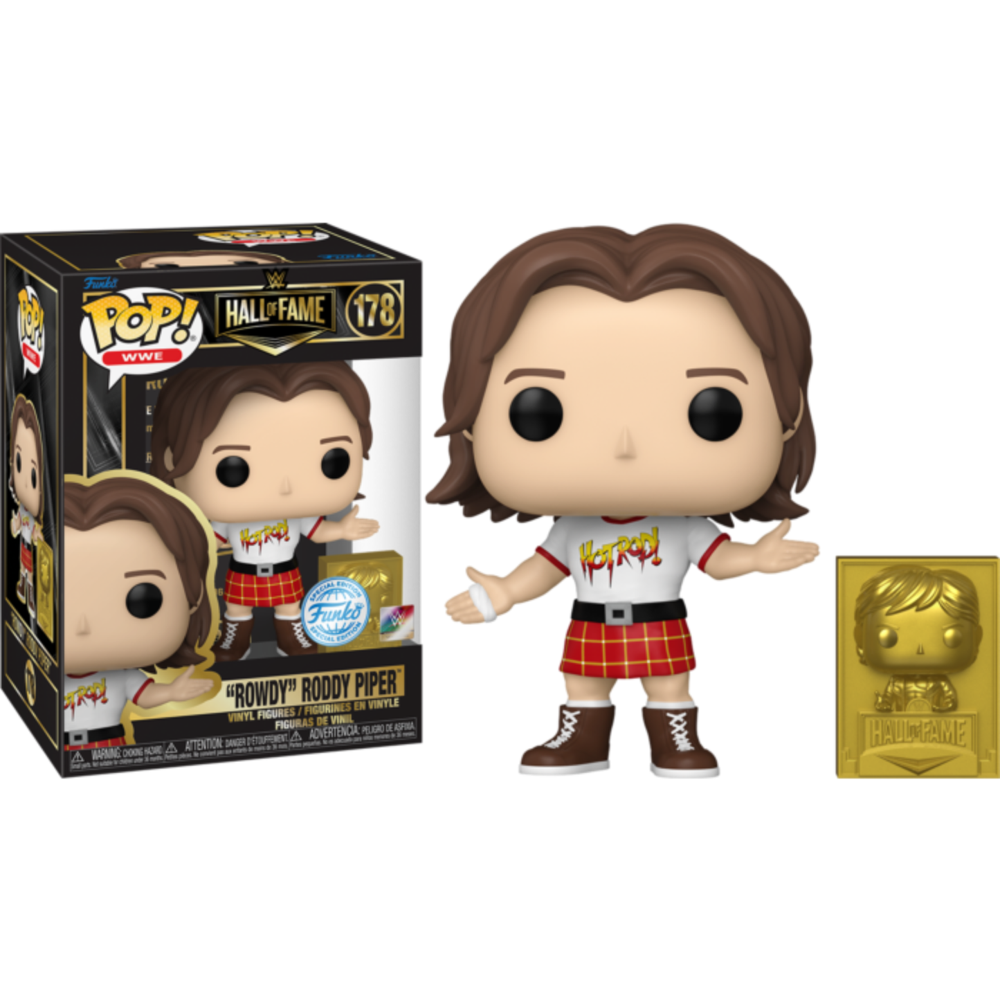 
                  
                    WWE: Hall of Fame - "Rowdy" Roddy Piper Pop! Vinyl Figure
                  
                