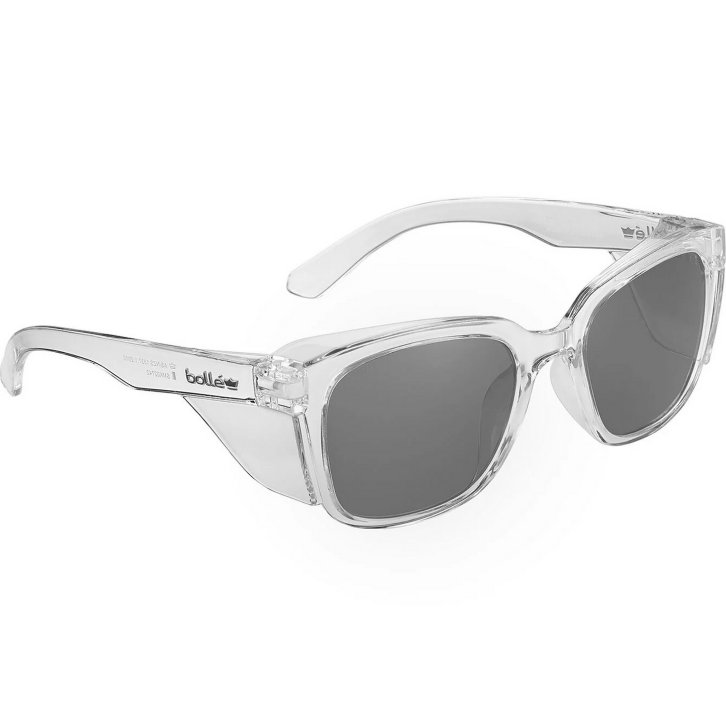 
                  
                    Bolle STKS 410 Smoke Lens - Platinum (ASAF) - Crystal PC Temples/Frame
                  
                