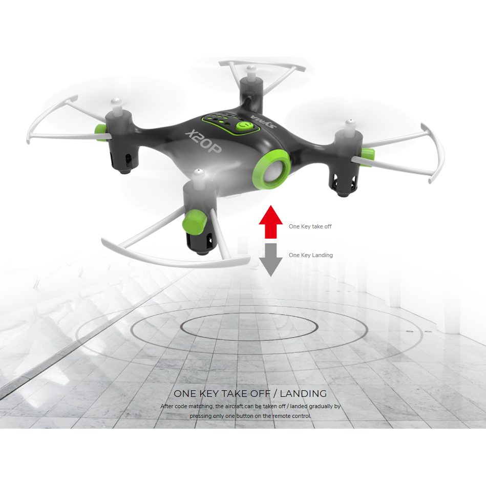
                  
                    Syma Mini Quadcopter X20P 4 CHANNEL
                  
                
