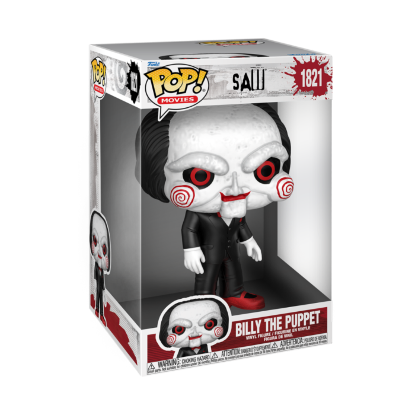 
                  
                    Saw - Billy the Puppet 10th Anniversary 10" Jumbo Pop! Vinyl Figure
                  
                