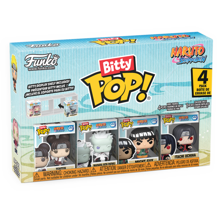 
                  
                    Naruto: Shippuden - Tenten, Madara, Might Guy & Itachi Uchiha Bitty Pop! Vinyl Figure 4-Pack
                  
                