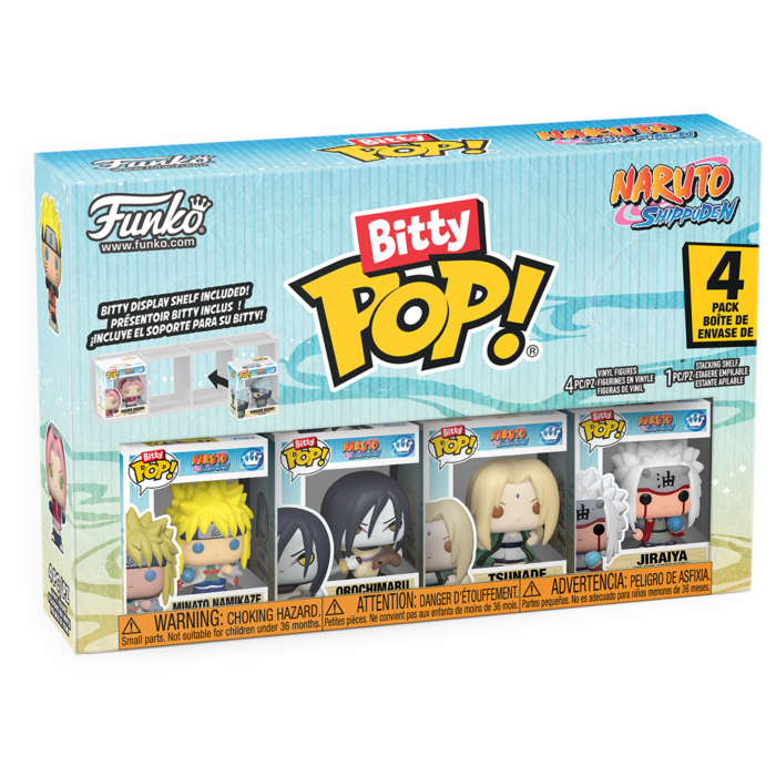 
                  
                    Naruto: Shippuden - Tsunade, Minato Namikaze, Orochimaru & Jiraiya Bitty Pop! Vinyl Figure 4-Pack
                  
                