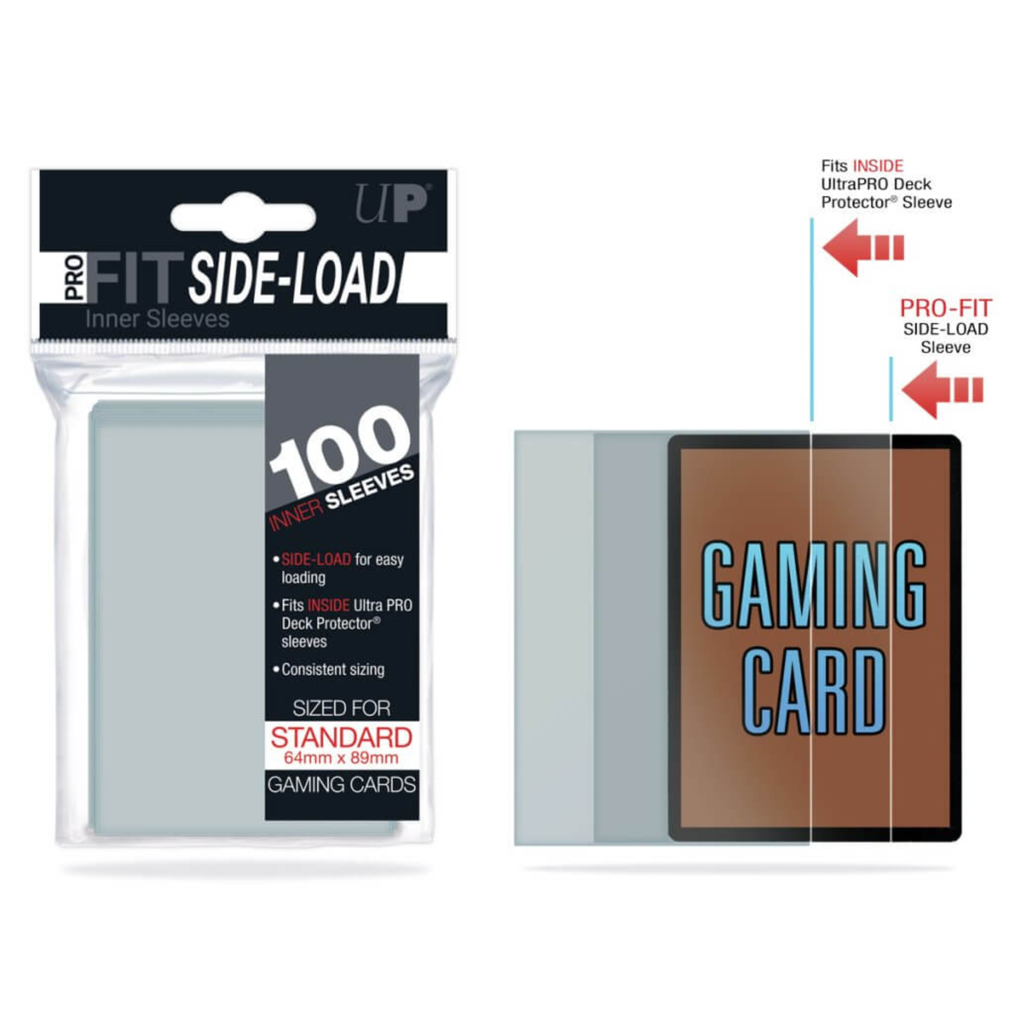 
                  
                    Ultra Pro - PRO-Fit Standard Side Load Deck Protectors 100ct
                  
                