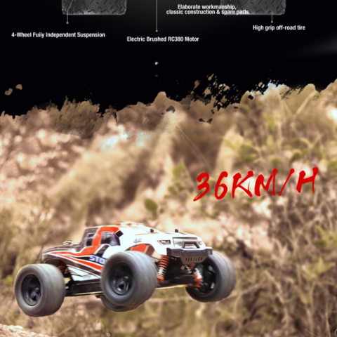 
                  
                    Storm Red Body 1/18 4WD RTR High speed truck 2.4g 35KM 20 Minute runtime Red Body
                  
                