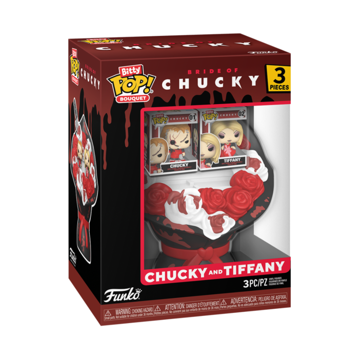 
                  
                    Child's Play - Chucky & Tiffany Valentines Bouquet Bitty Pop! Vinyl 2-Pack
                  
                