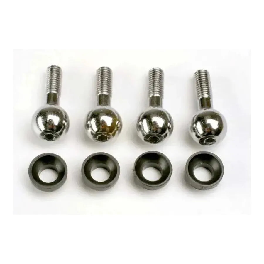 Traxxas Pivot Balls w/ Cap Bushings 4Pcs