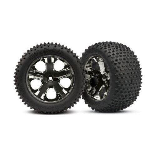 Traxxas 3770A Tires And Wheels Rustler