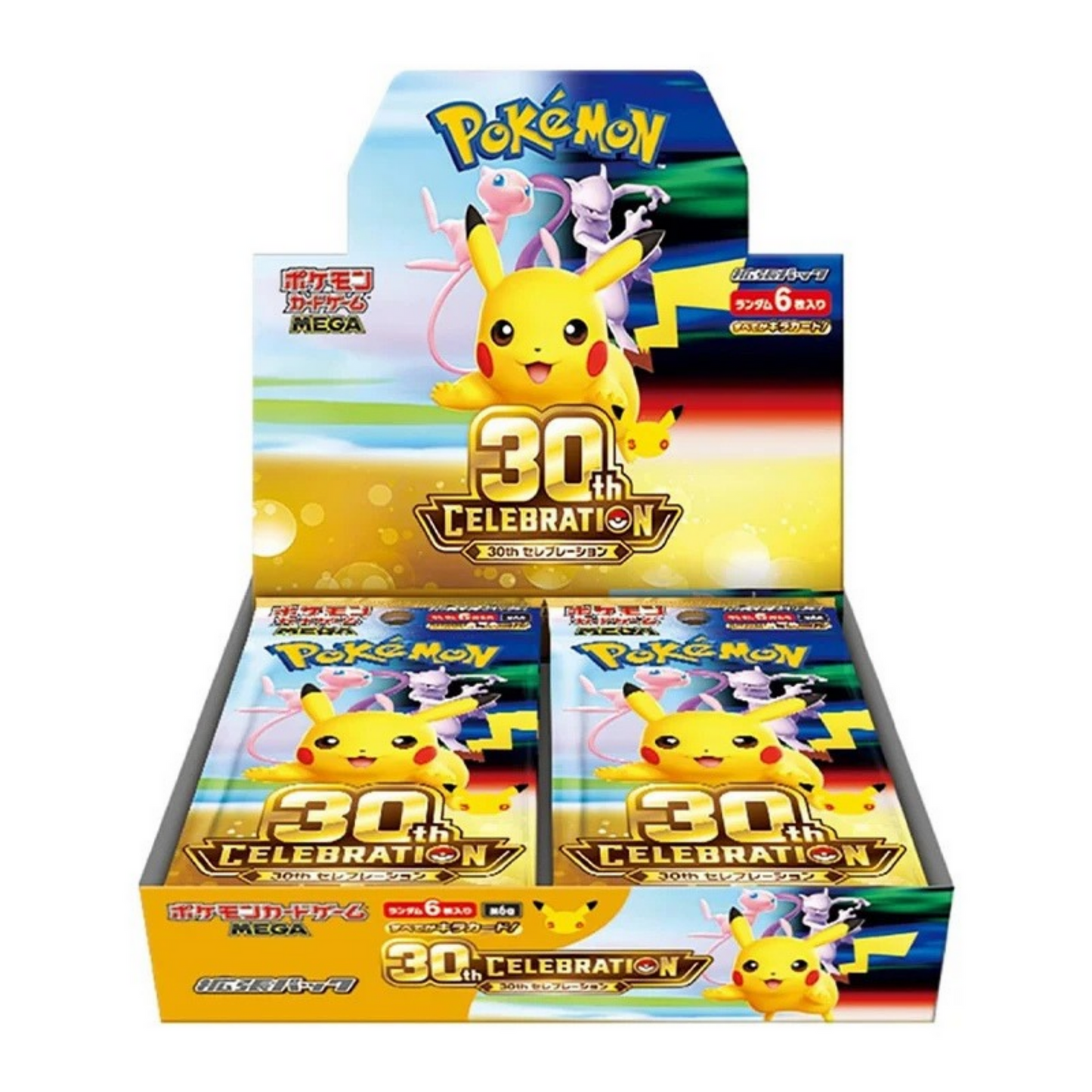 
                  
                    MEGA 30th Celebration M6a Booster Box - Japanese Pokémon TCG
                  
                