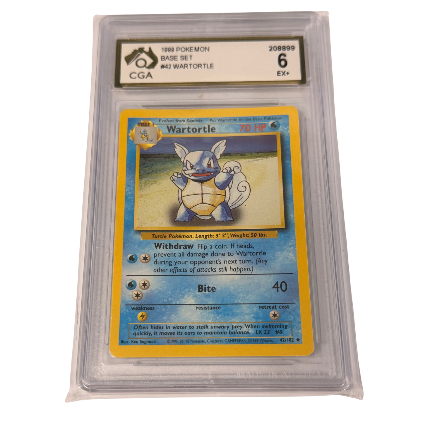 
                  
                    CGA Graded Pokemon Base Set 2  #63 Wartortle - Graded 6
                  
                