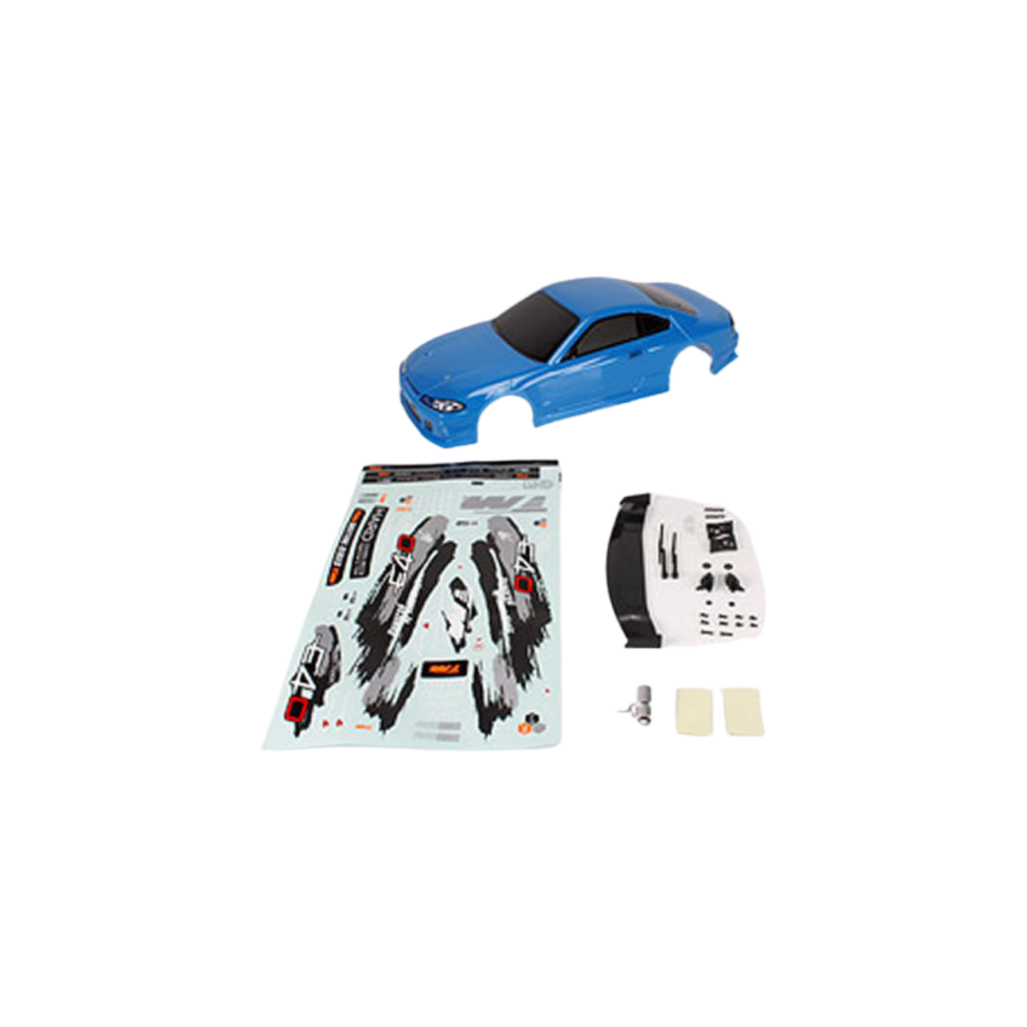 TEAM MAGIC BODY - 1/10 TOURING / DRIFT - 190MM - PAINTED - NO HOLES - S15 DARK BLUE