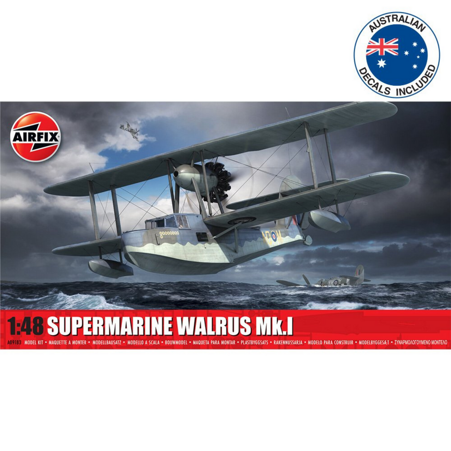 
                  
                    AIRFIX SUPERMARINE WALRUS MK.I AUST. DECALS SELF BUILD KIT
                  
                