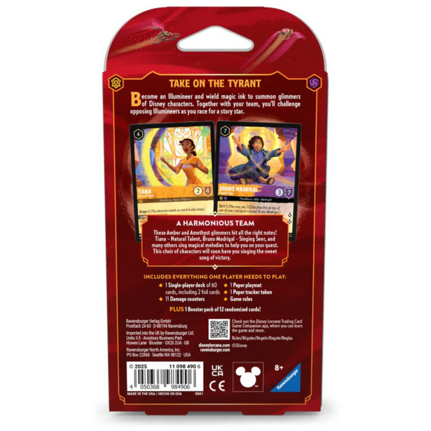 Reign of Jafar || Single Player Deck || Tiana & Bruno - Amber/Amethyst