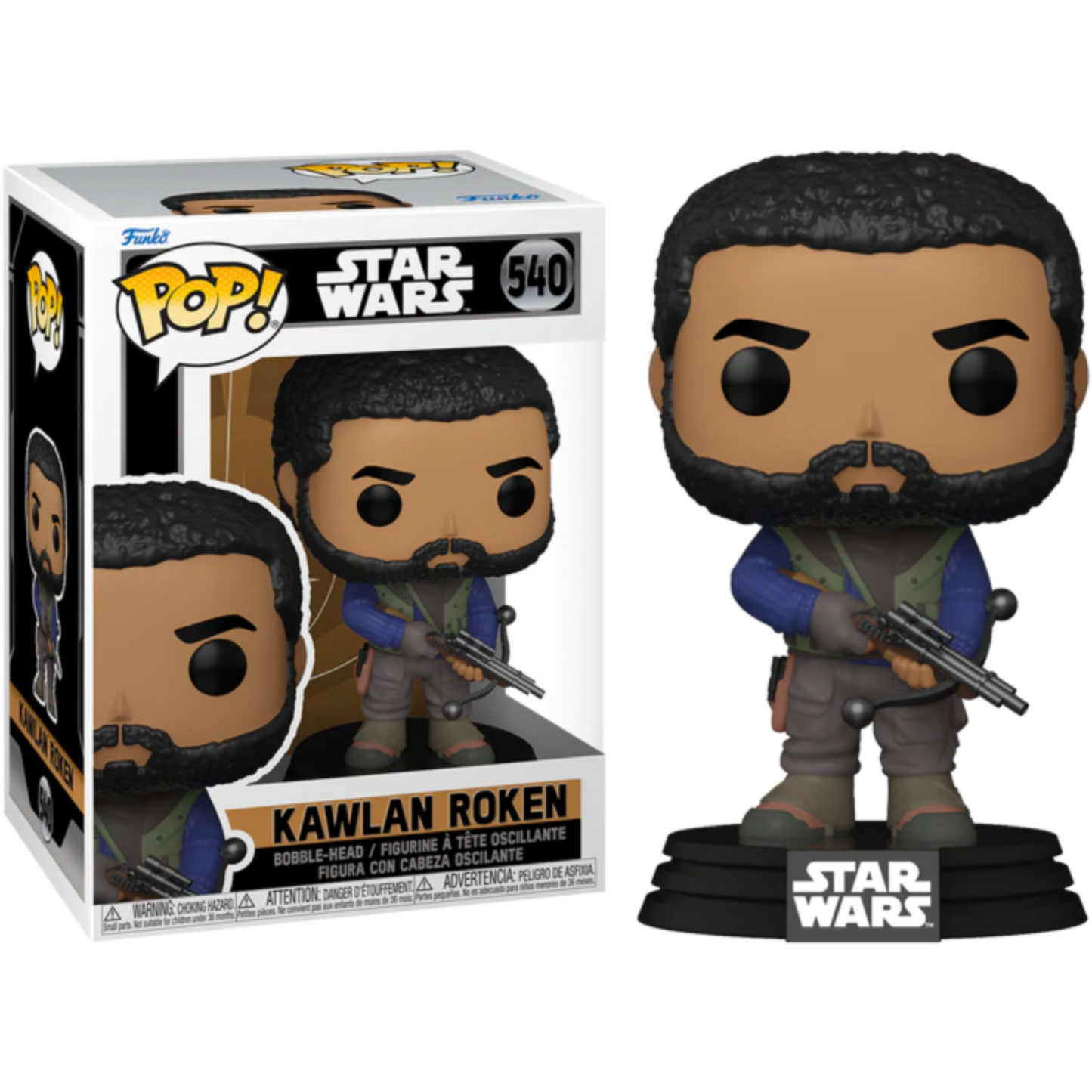 
                  
                    Star Wars: Obi-Wan Kenobi - Kawlan Roken Pop! Vinyl Figure
                  
                