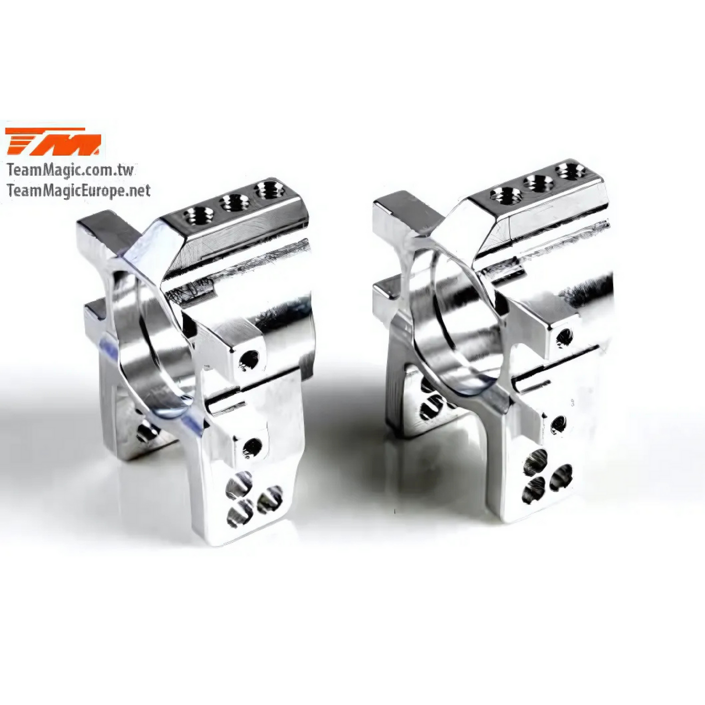
                  
                    Team Magic MF Alloy Rear Hub Carrier Silver E4D
                  
                
