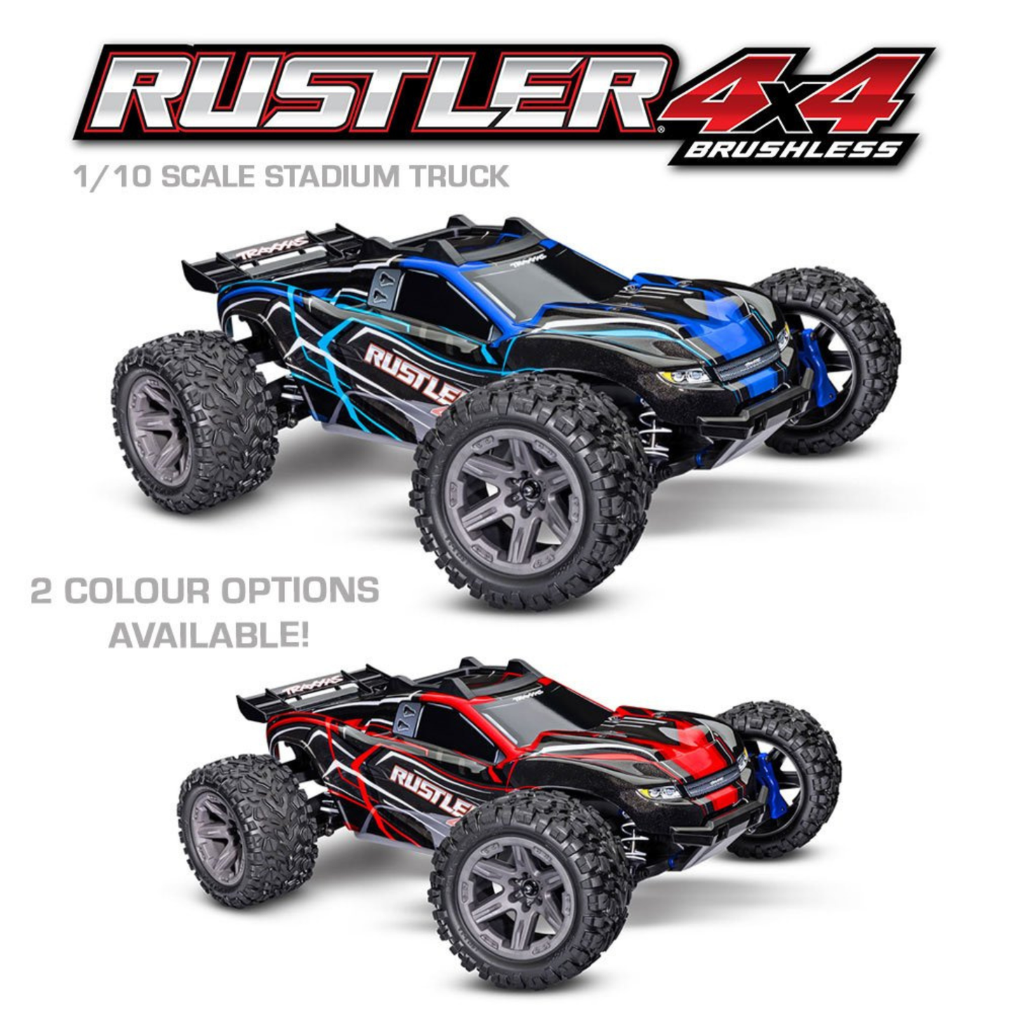 
                  
                    TRAXXAS RUSTLER 4X4 BL-2S
                  
                