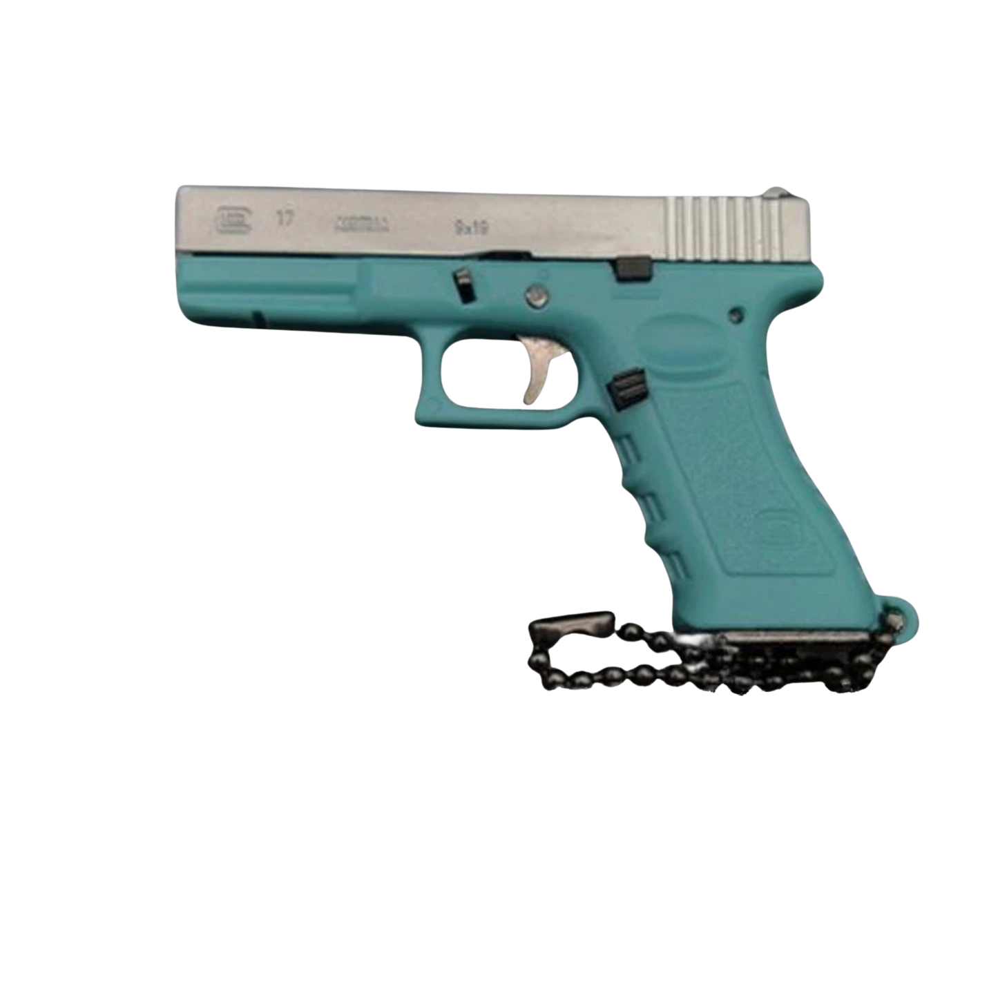 
                  
                    Mini G17 Keychain – Slide Action with Imitation Round
                  
                