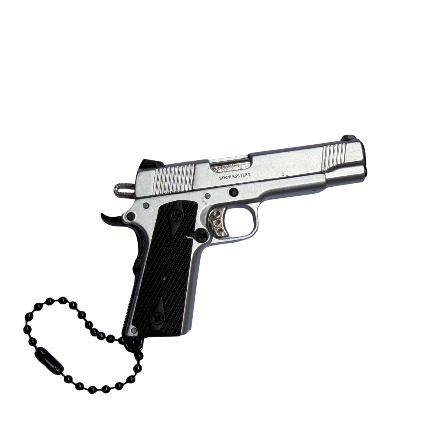 
                  
                    Mini 1911 Kimber Keychain – Slide Action with Imitation Round
                  
                