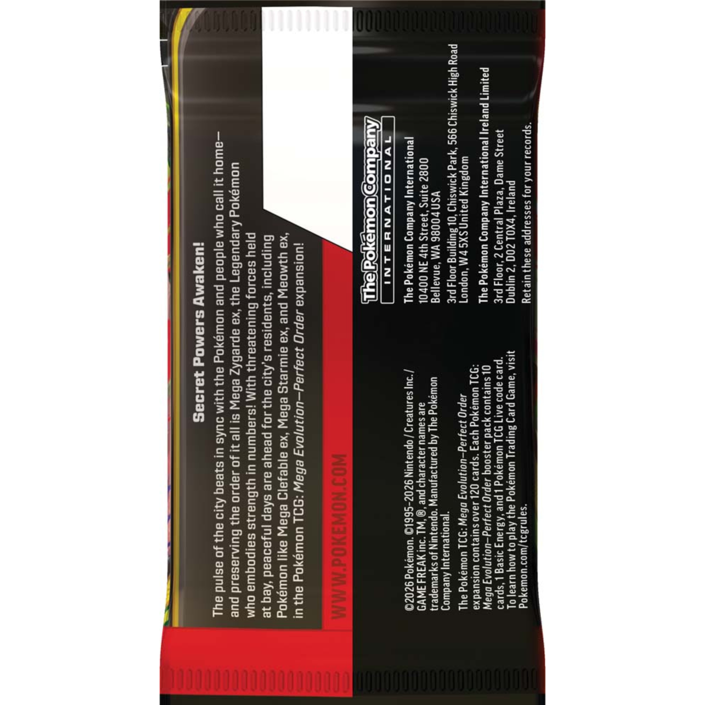 
                  
                    Pokémon TCG: Mega Evolution-Perfect Order Booster Pack
                  
                