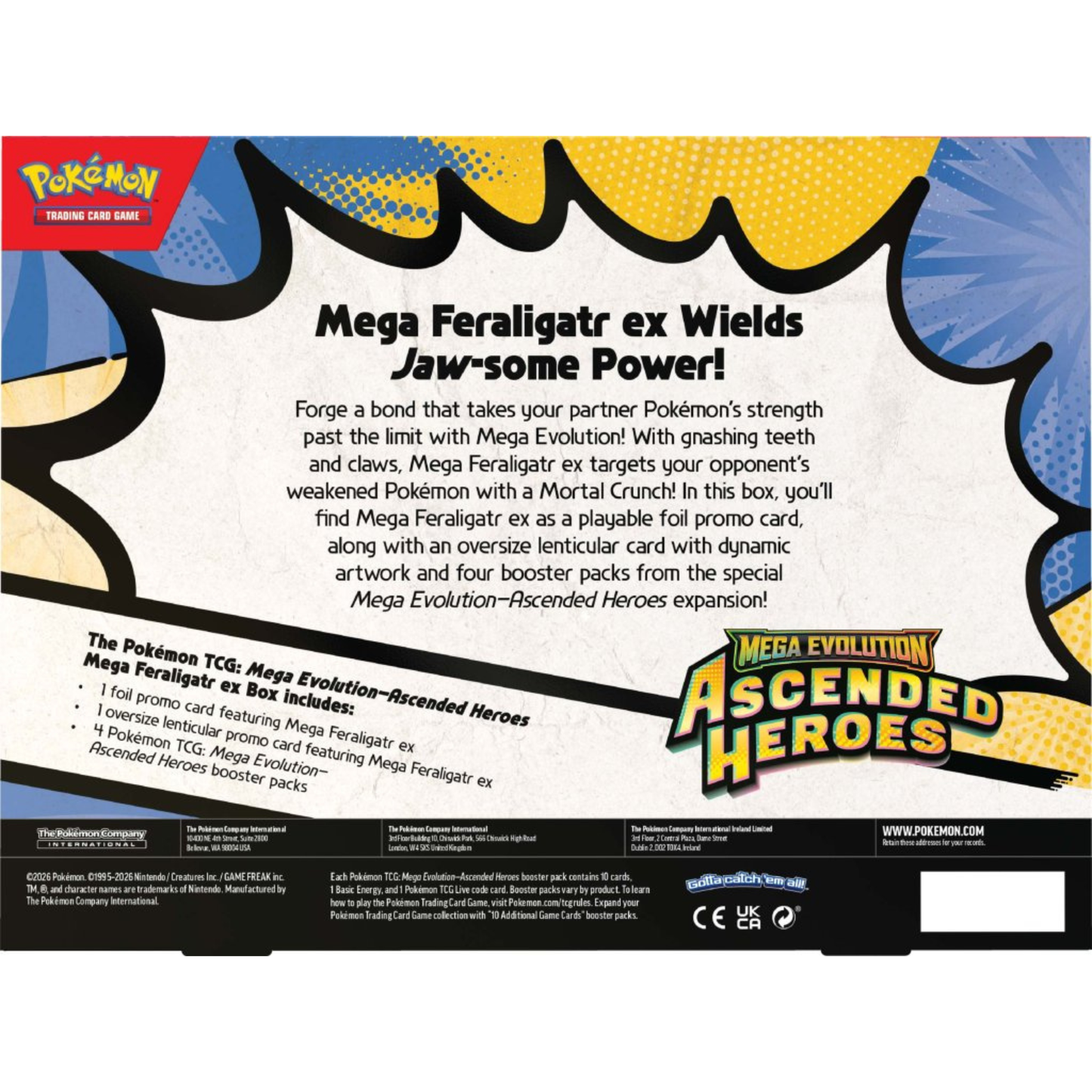 
                  
                    Mega Evolution—Ascended Heroes Mega Meganium ex Box, Mega Emboar ex Box, or Mega Feraligatr ex Box
                  
                