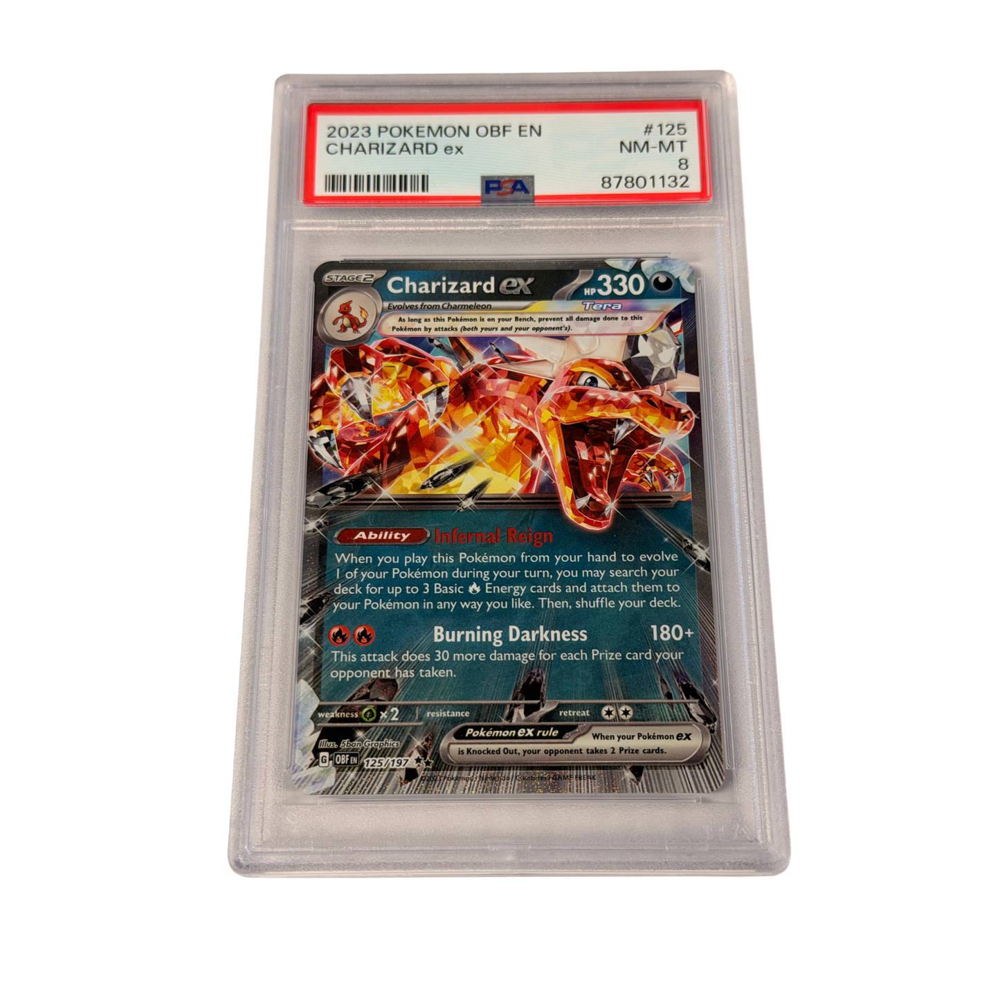 
                  
                    PSA Graded 8 Near Mint -2023 -Charizard ex
                  
                