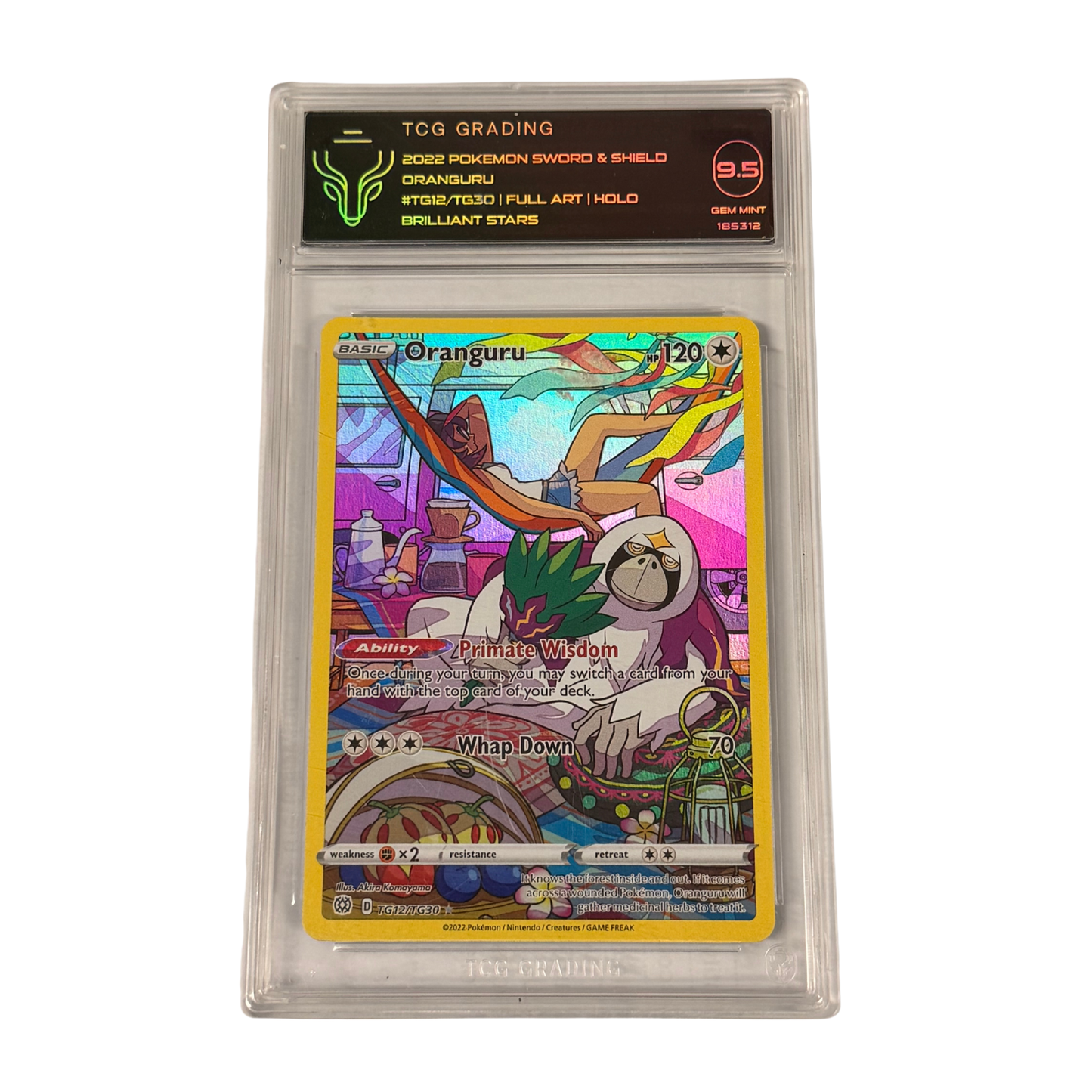 
                  
                    TCG Graded 9.5 Near Mint -2022 -Oranguru
                  
                