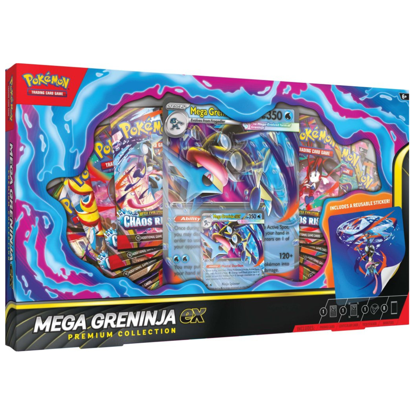 
                  
                    Pokémon TCG Mega Greninja ex Premium Collection
                  
                