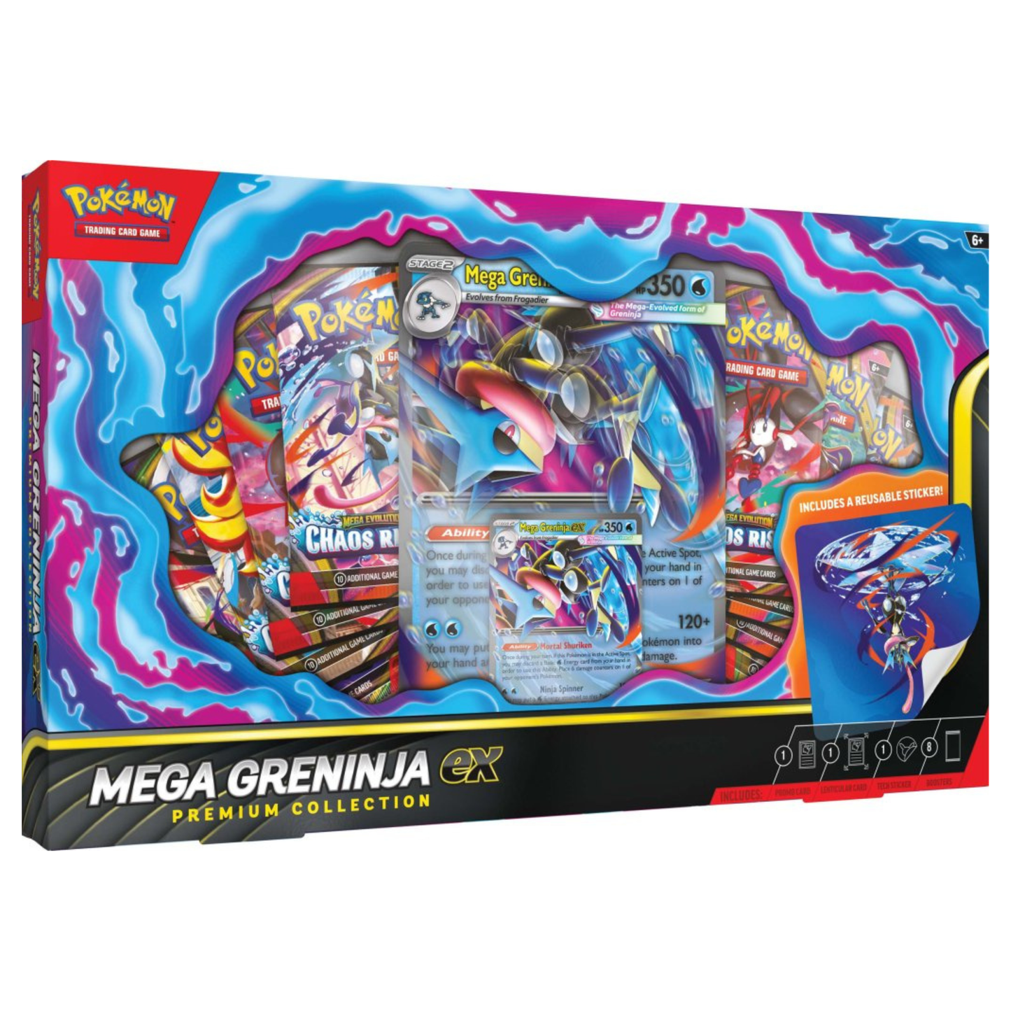 
                  
                    Pokémon TCG Mega Greninja ex Premium Collection
                  
                