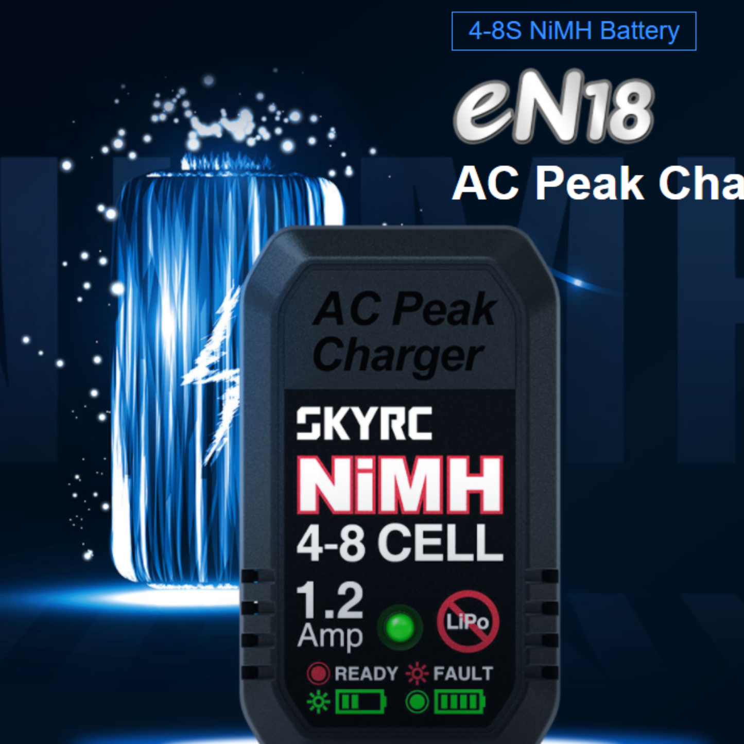 
                  
                    SkyRC eN18 NiMH Peak Charger (Deans Style plug)
                  
                