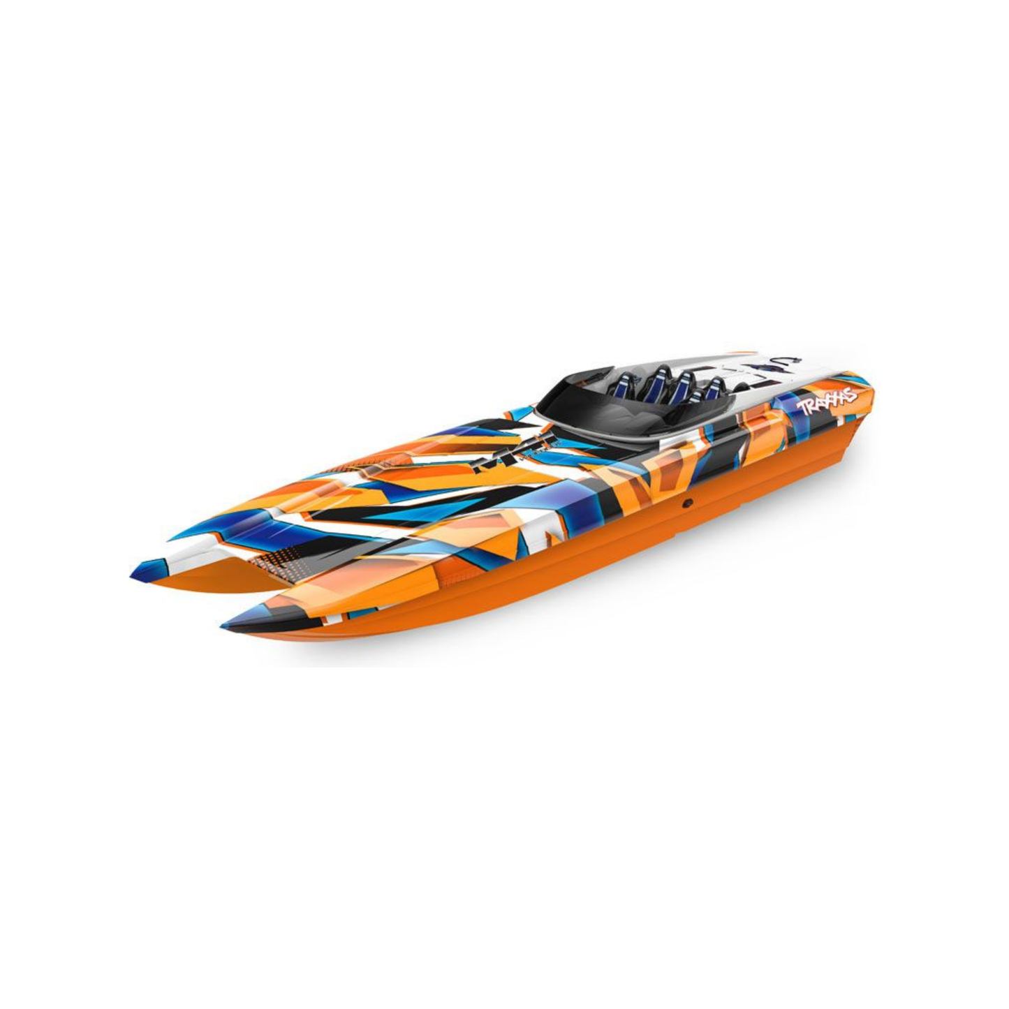 TRAXXAS DCB M41 WIDEBODY: BRUSHLESS 40' RACE BOAT TQI - ORANGER