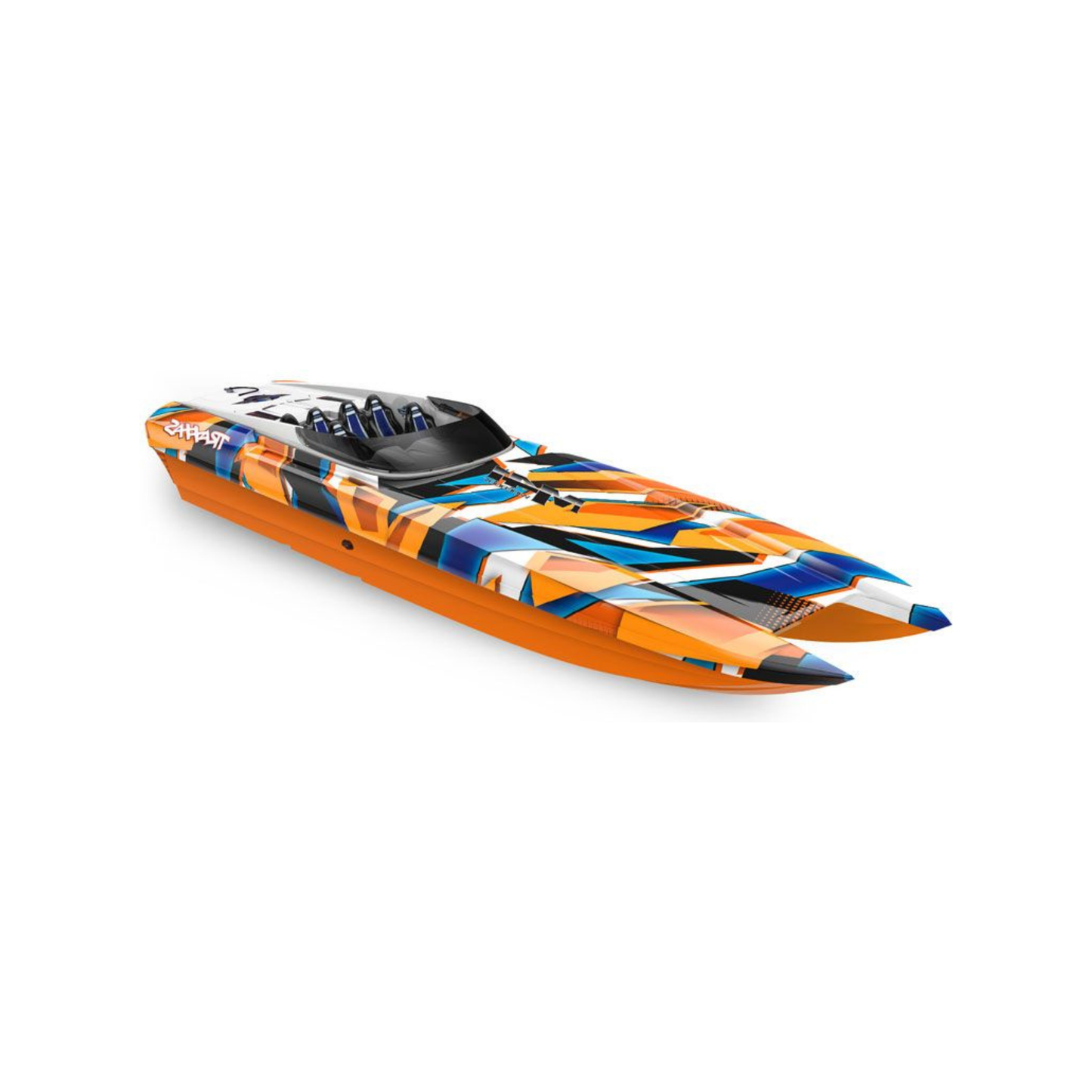TRAXXAS DCB M41 WIDEBODY: BRUSHLESS 40' RACE BOAT TQI - ORANGER