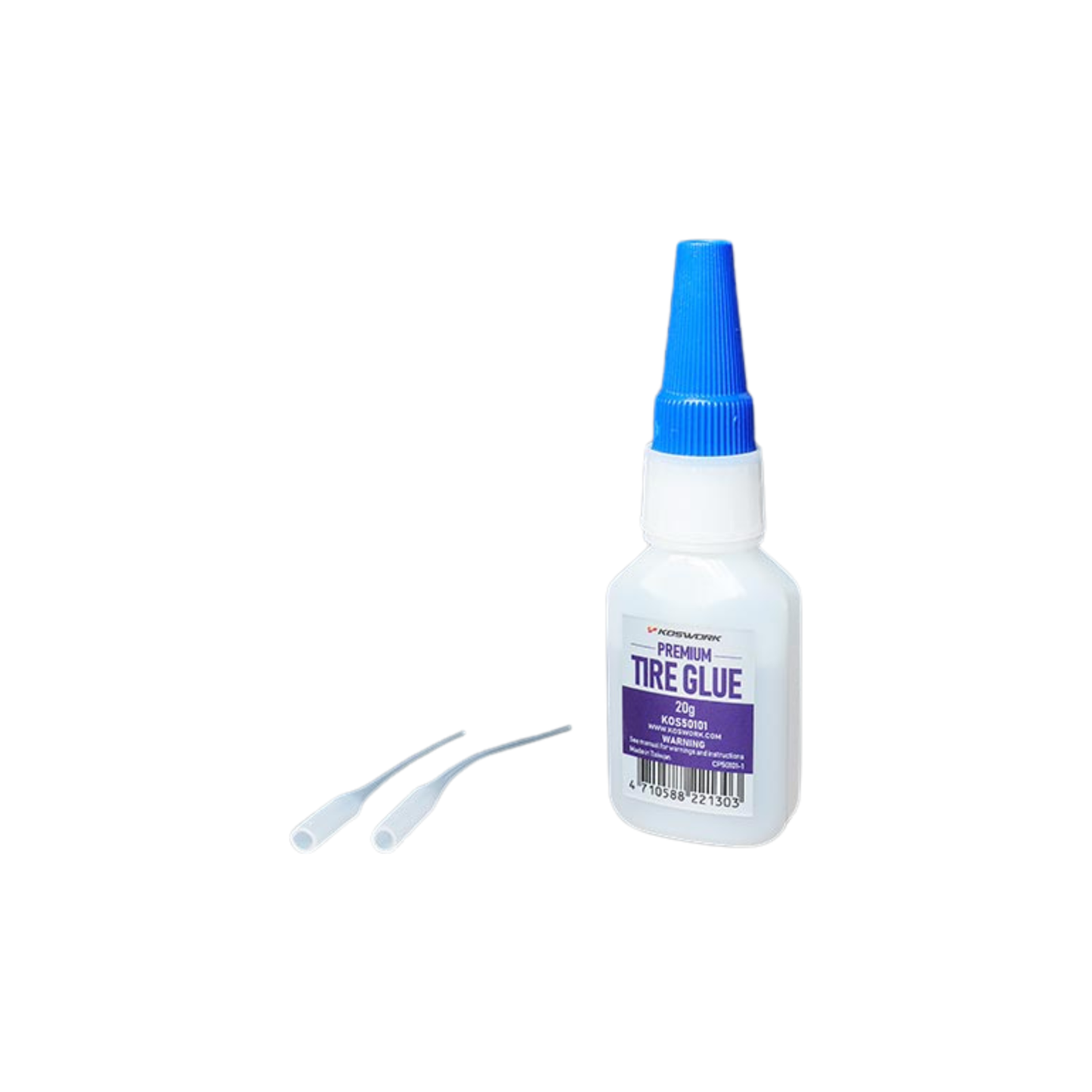 
                  
                    Koswork RC Tire Glue 20g w/Pin Cap and Tips
                  
                