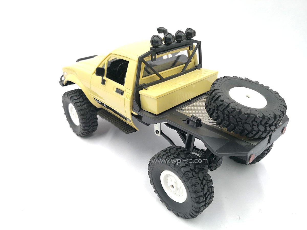 
                  
                    WPL C14 1/16 RC SINGLE CAB SHORT-BED RTR WPL-C14
                  
                