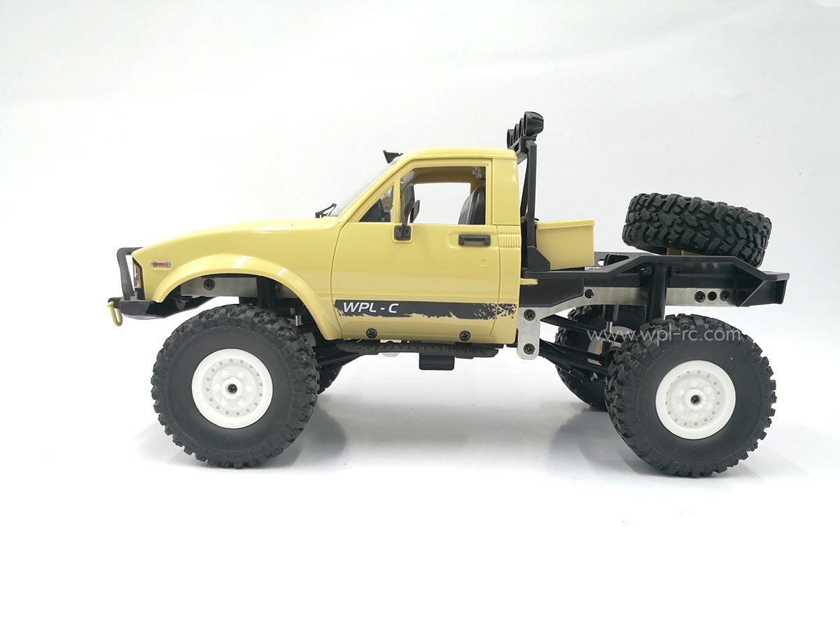 
                  
                    WPL C14 1/16 RC SINGLE CAB SHORT-BED RTR WPL-C14
                  
                