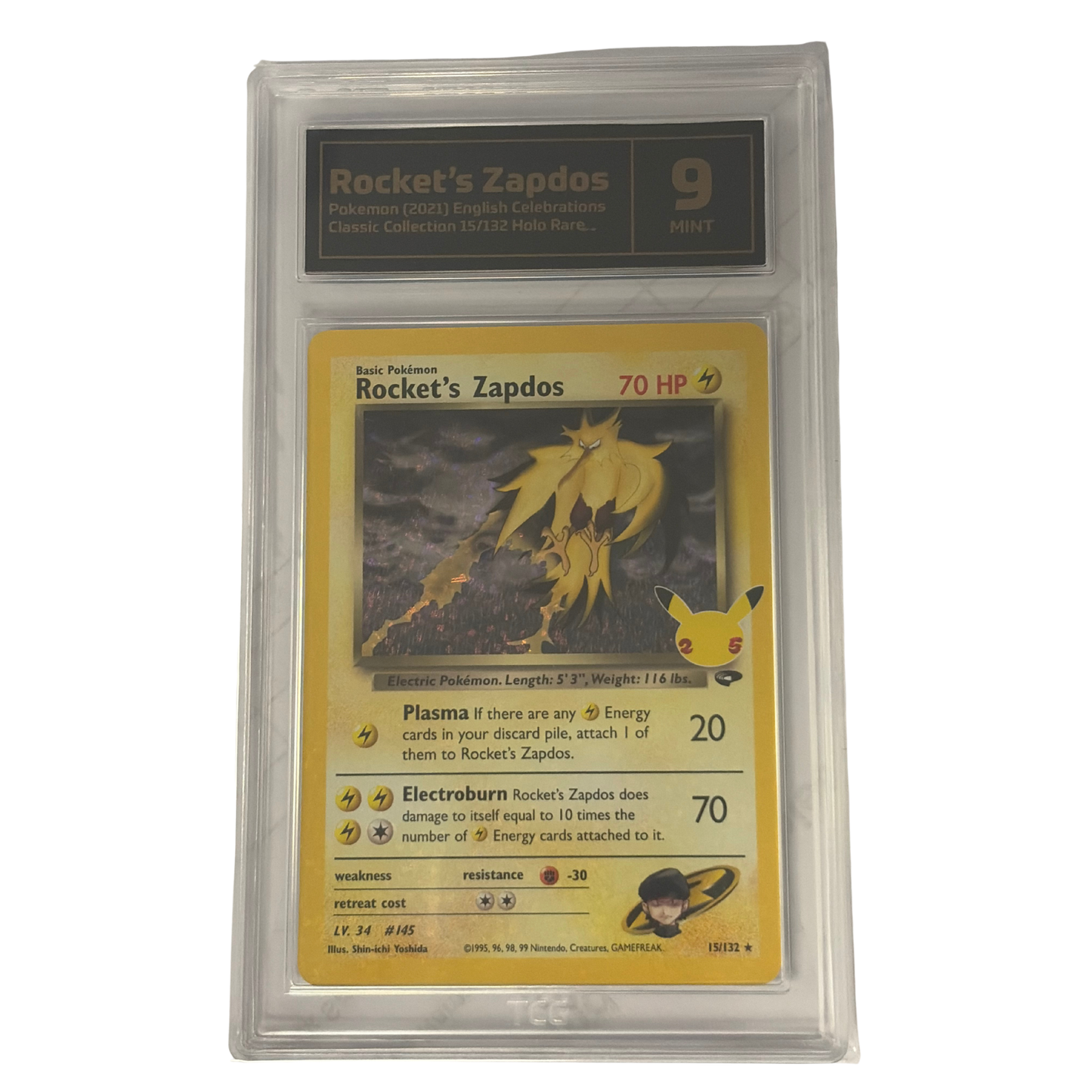
                  
                    TCG Graded Pokemon Rocket's Zapdos Mint 9
                  
                