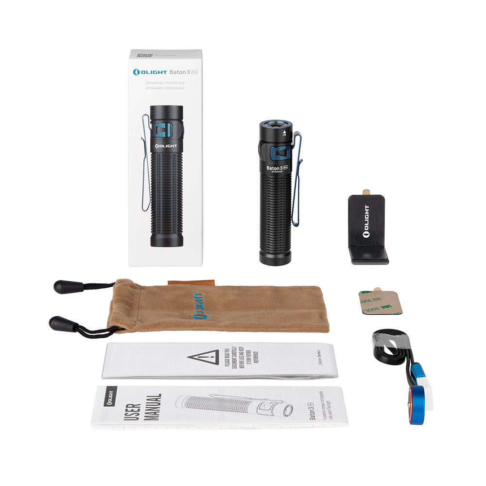 
                  
                    Olight Baton 3 Pro-1500 Lumens Everyday Carry Torch
                  
                
